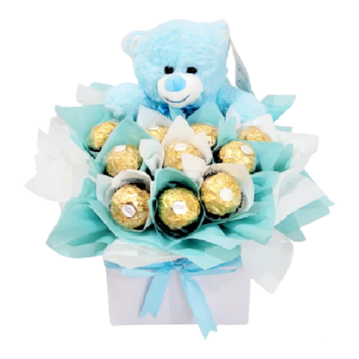 Blue Teddy and Ferrero