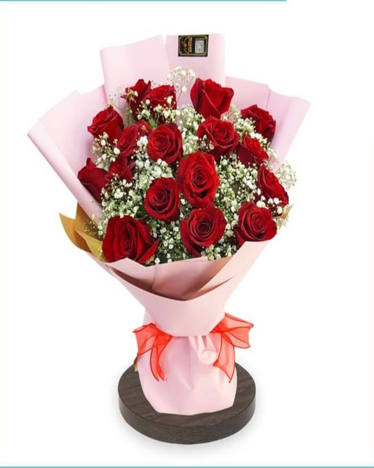 24 Red Roses Bouquet